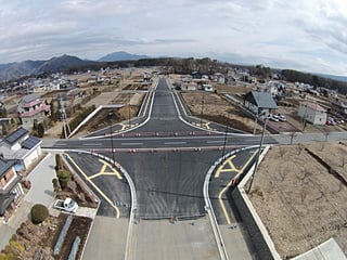 一般県道鳴沢富士河口湖線道路工事